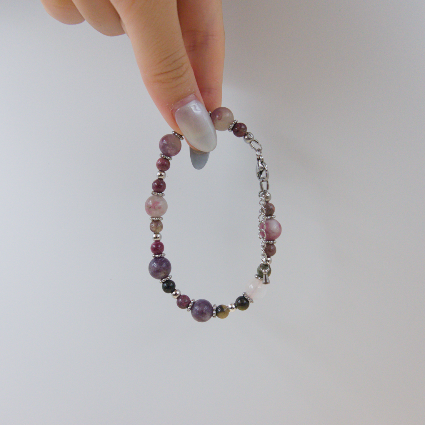 Unicorn Tourmaline Bracelet - Crystal Bracelet for Inner Strength, Clarity and Spiritual Growth
