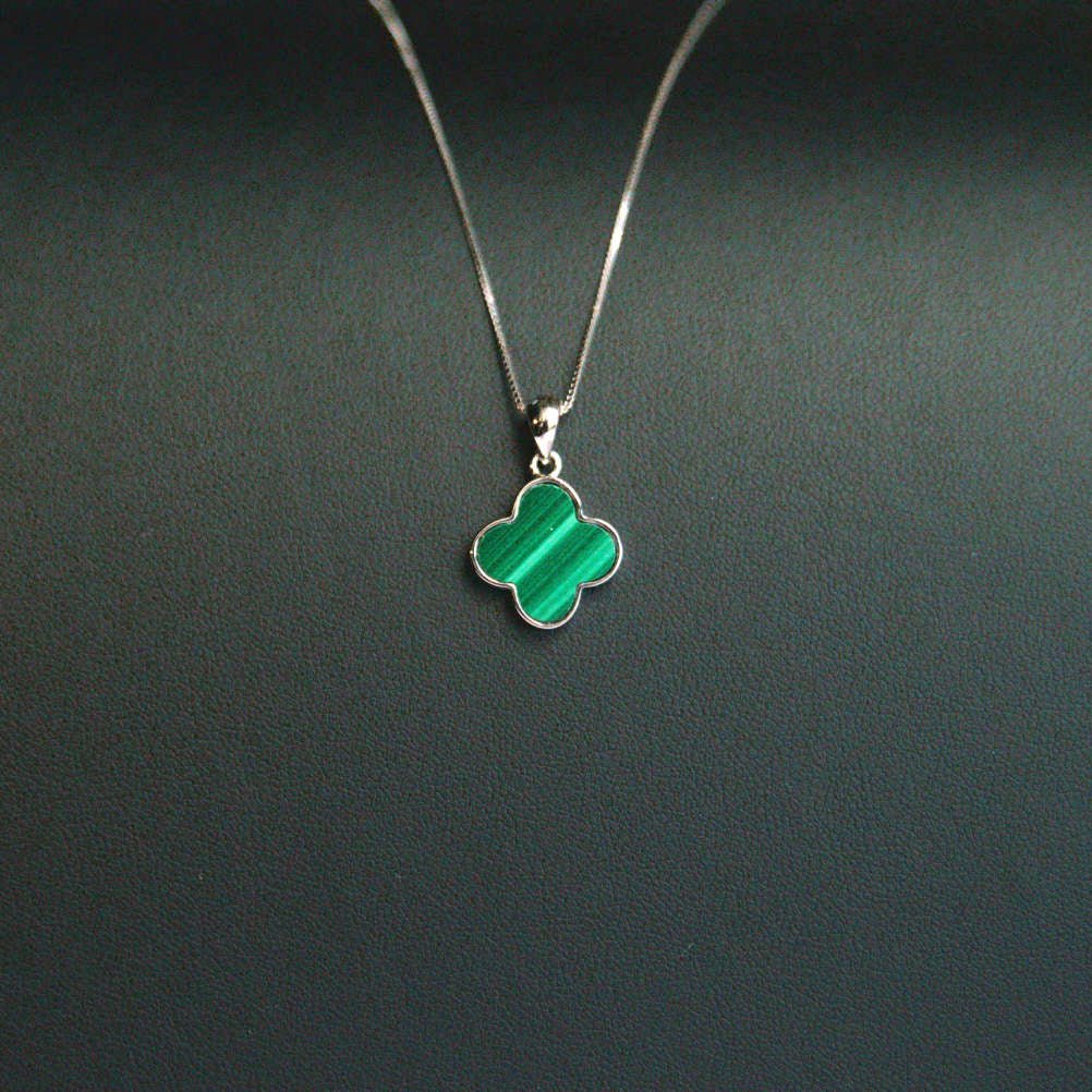 Clover Malachite Necklace - To Eons