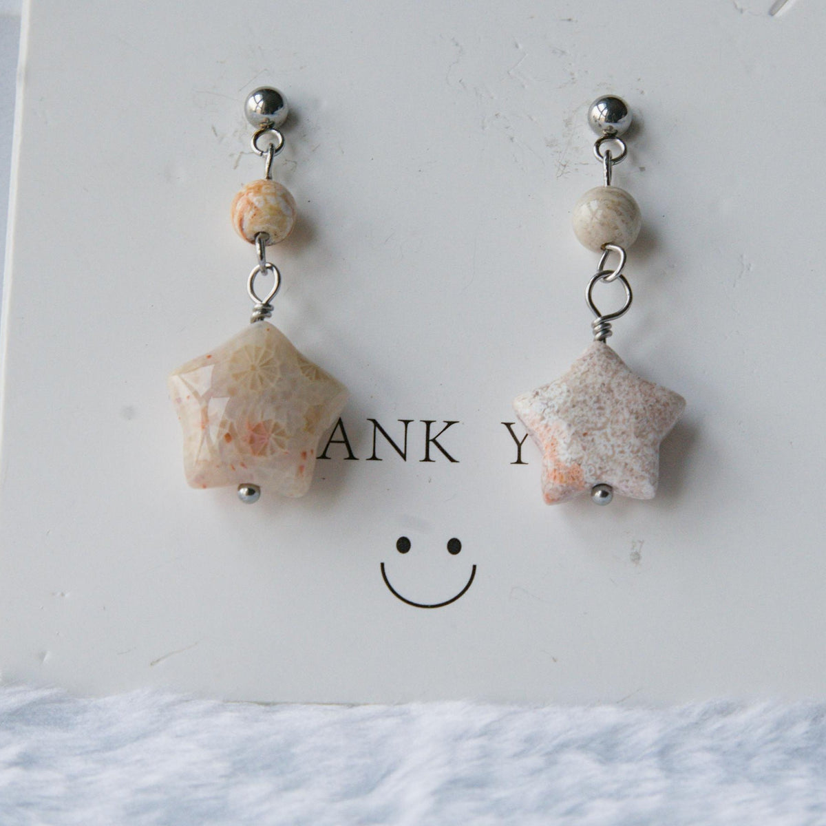 Coral Reef Earrings – Gemstone Earrings for Vitality, Protection and Calm - To Eons