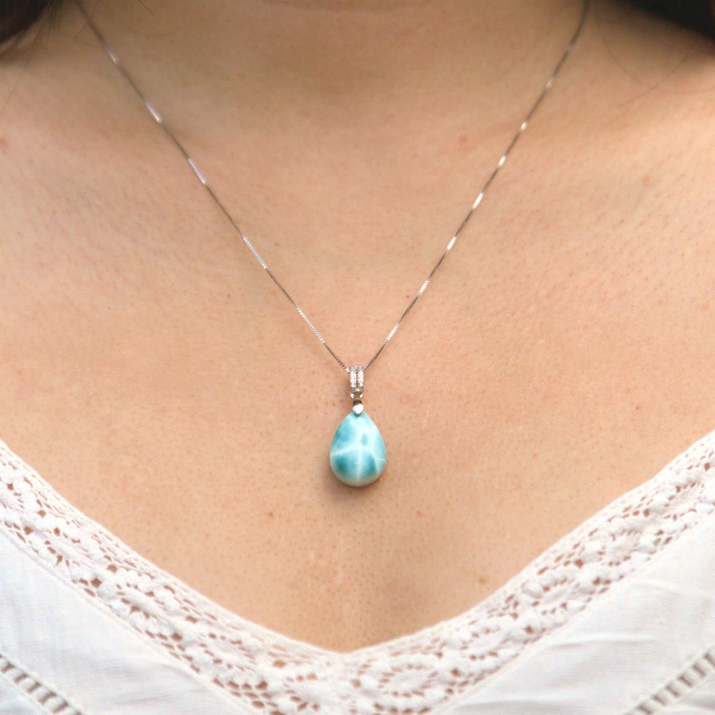 Larimar Pendant - To Eons
