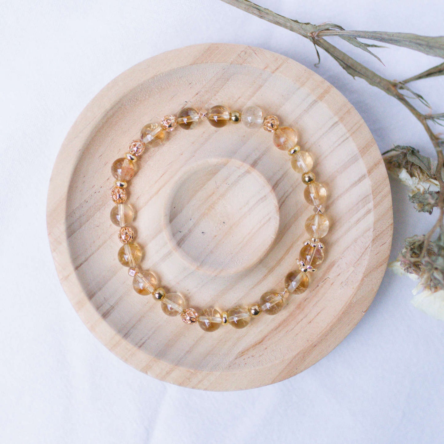 Citrine Bracelet - Crystal Bracelet of Abundance