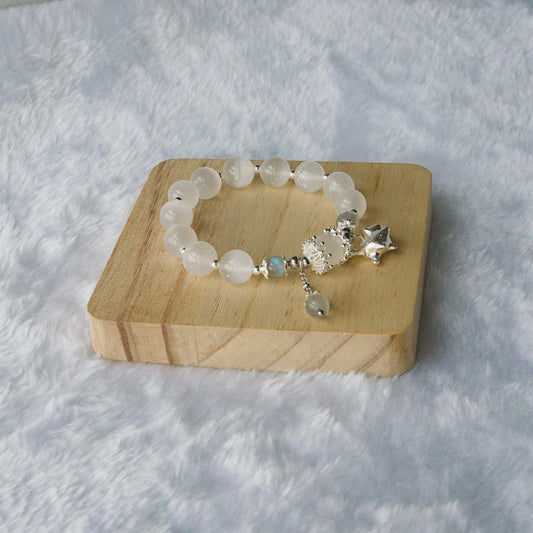 Moonlit Whiskers – Crystal Bracelet for Cleansing, Clarity and Inner Peace