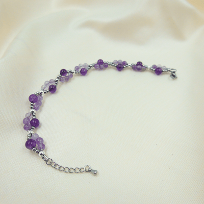 Amethyst Bracelet - Crystal Bracelet for Spirituality, Stress, and Anxiety - To Eons