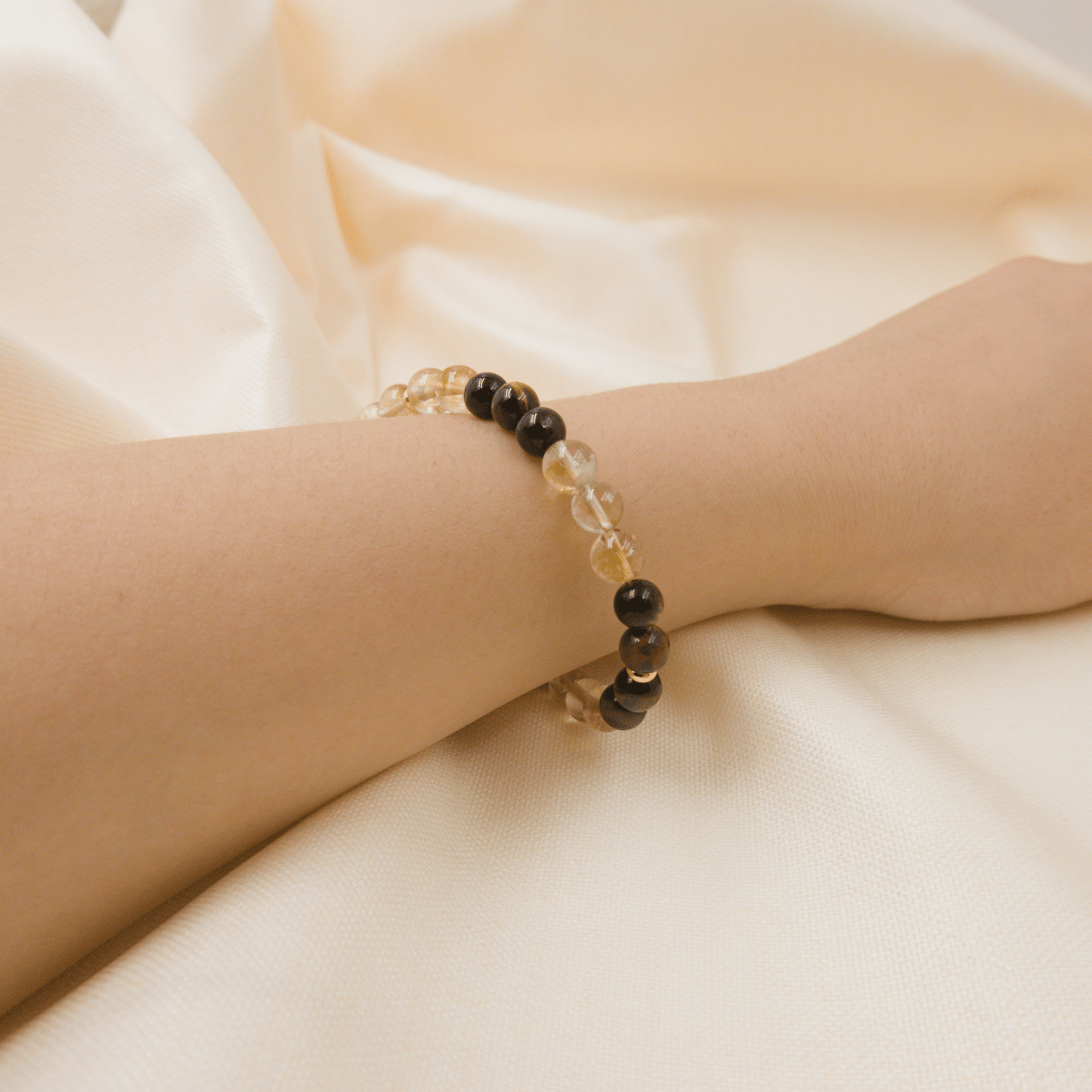Citrine and Tiger’s Eye Bracelet – Crystal Bracelet of Confidence, Strength & Success - To Eons