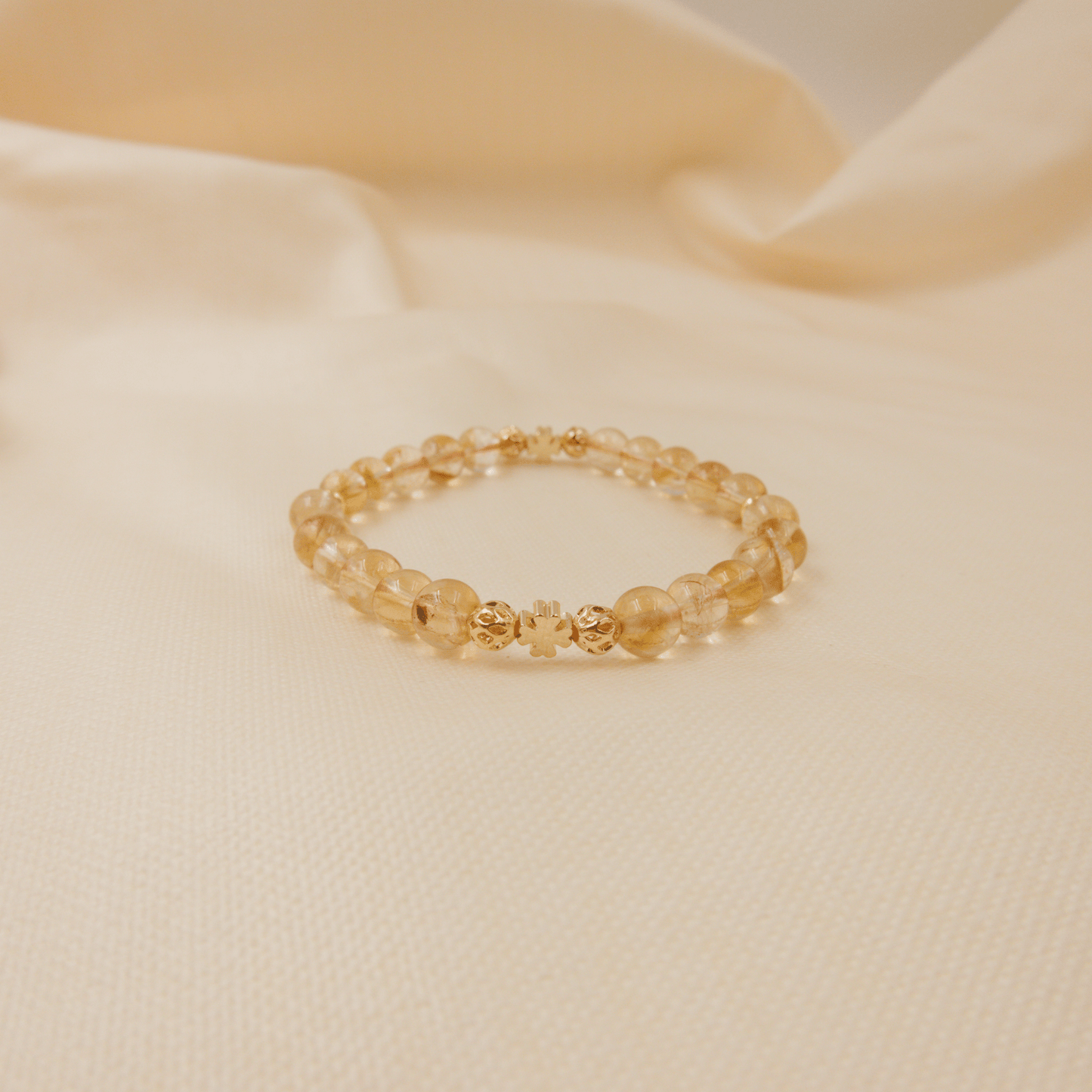 Citrine Bracelet - Crystal Bracelet of Abundance - To Eons