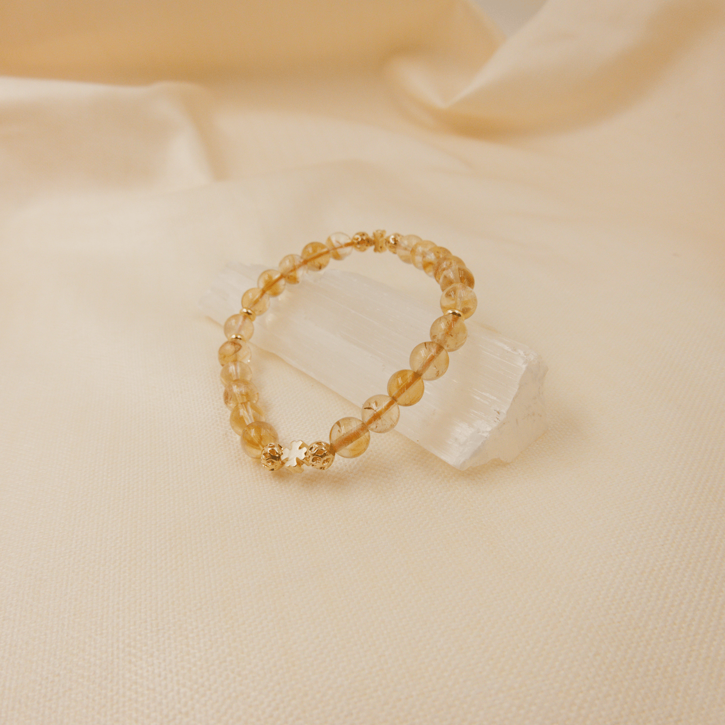 Citrine Bracelet - Crystal Bracelet of Abundance - To Eons