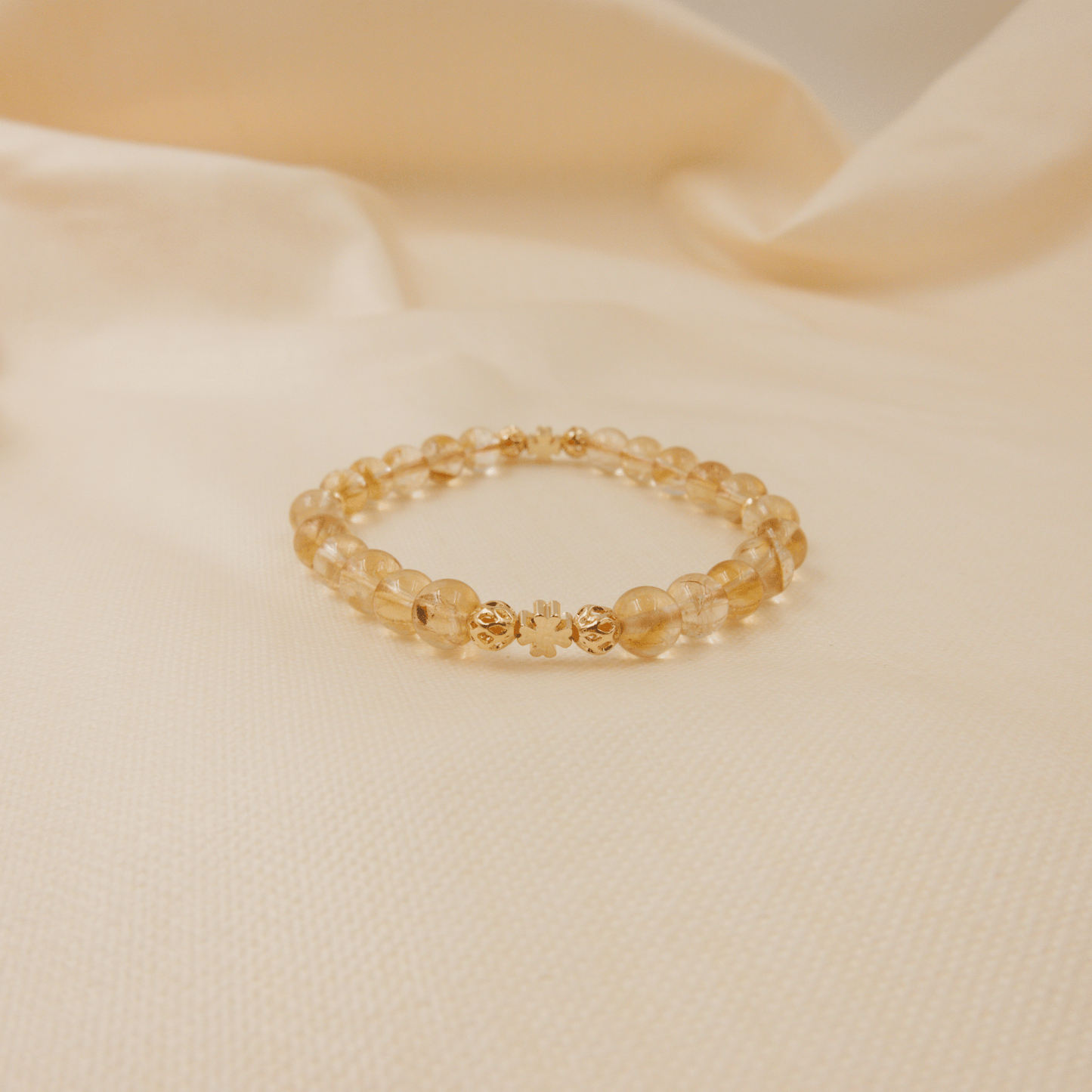 Citrine Bracelet - Crystal Bracelet of Abundance - To Eons