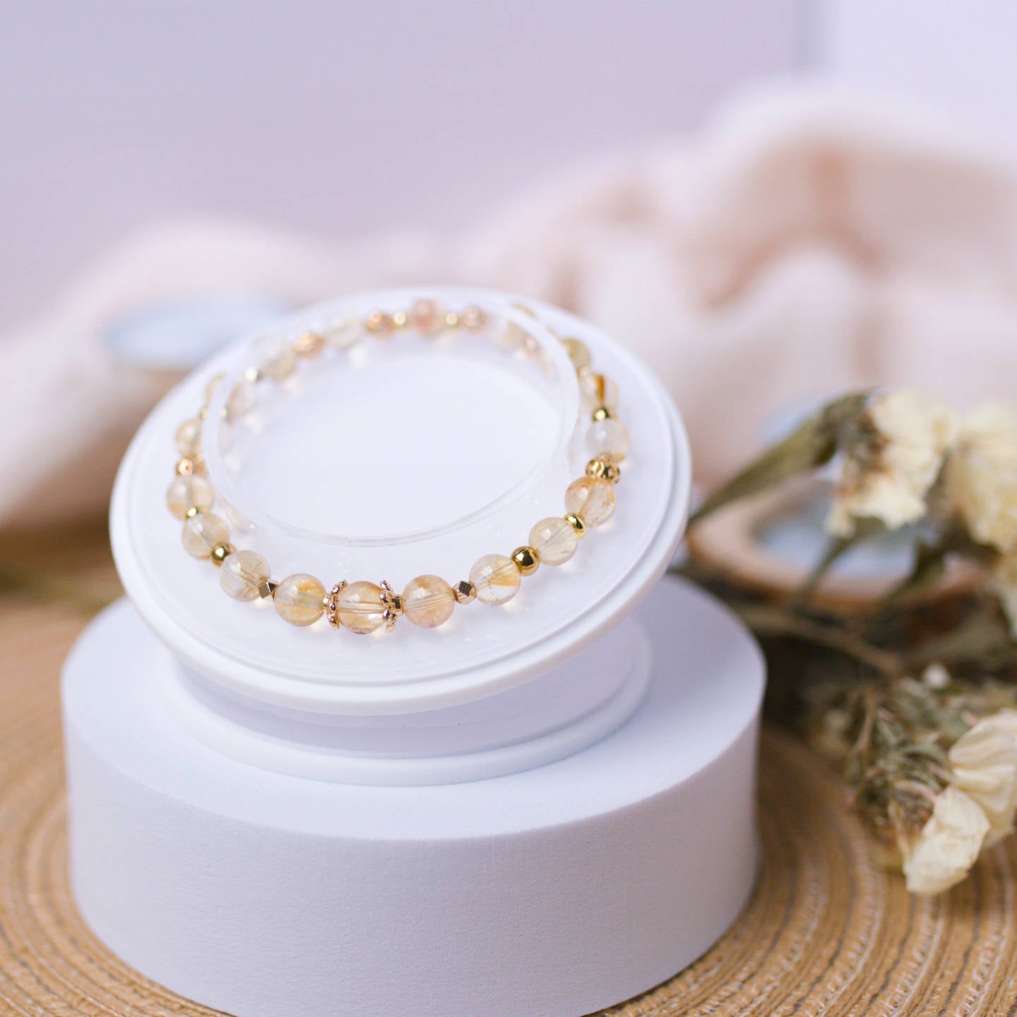 Citrine Bracelet - Crystal Bracelet of Abundance - To Eons