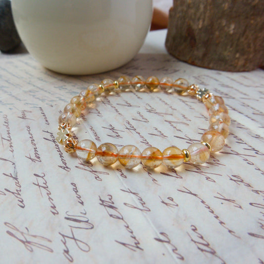 Citrine Bracelet - Crystal Bracelet of Abundance - To Eons