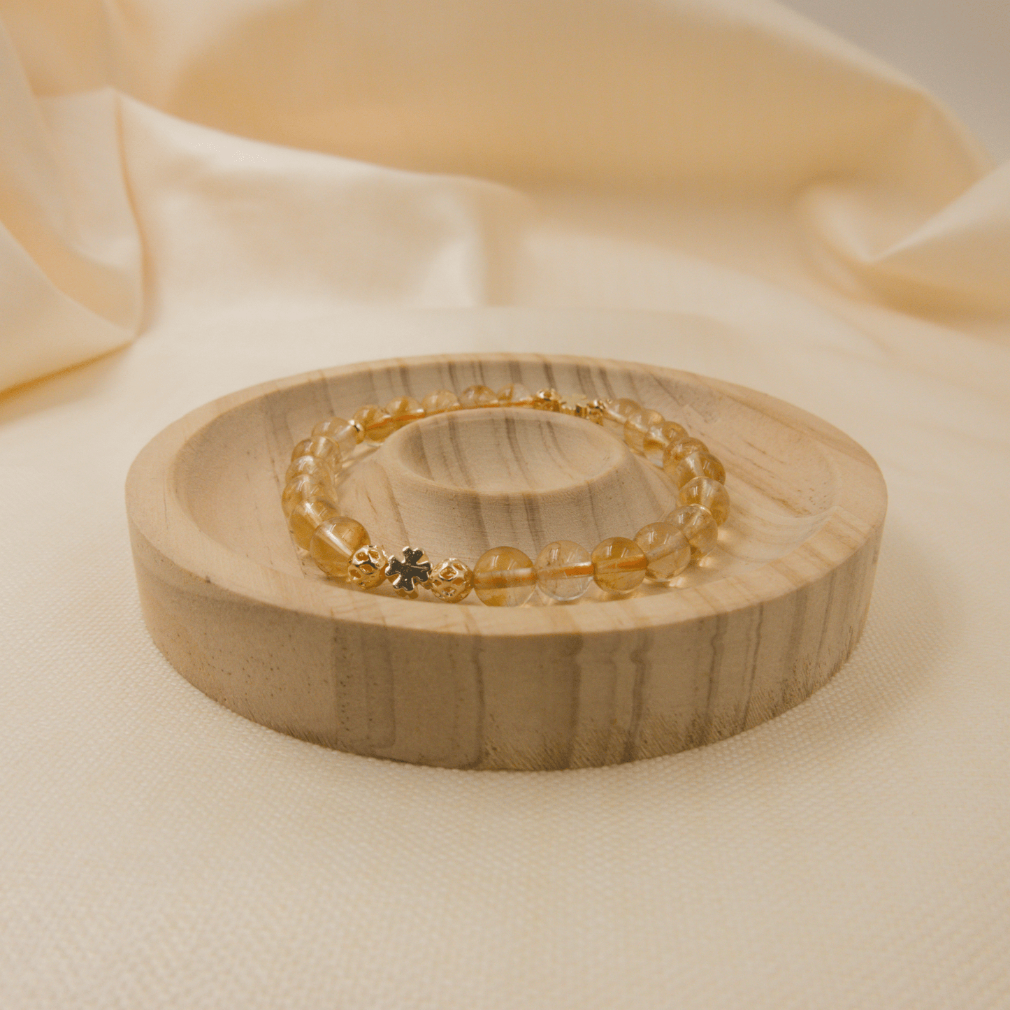 Citrine Bracelet - Crystal Bracelet of Abundance - To Eons