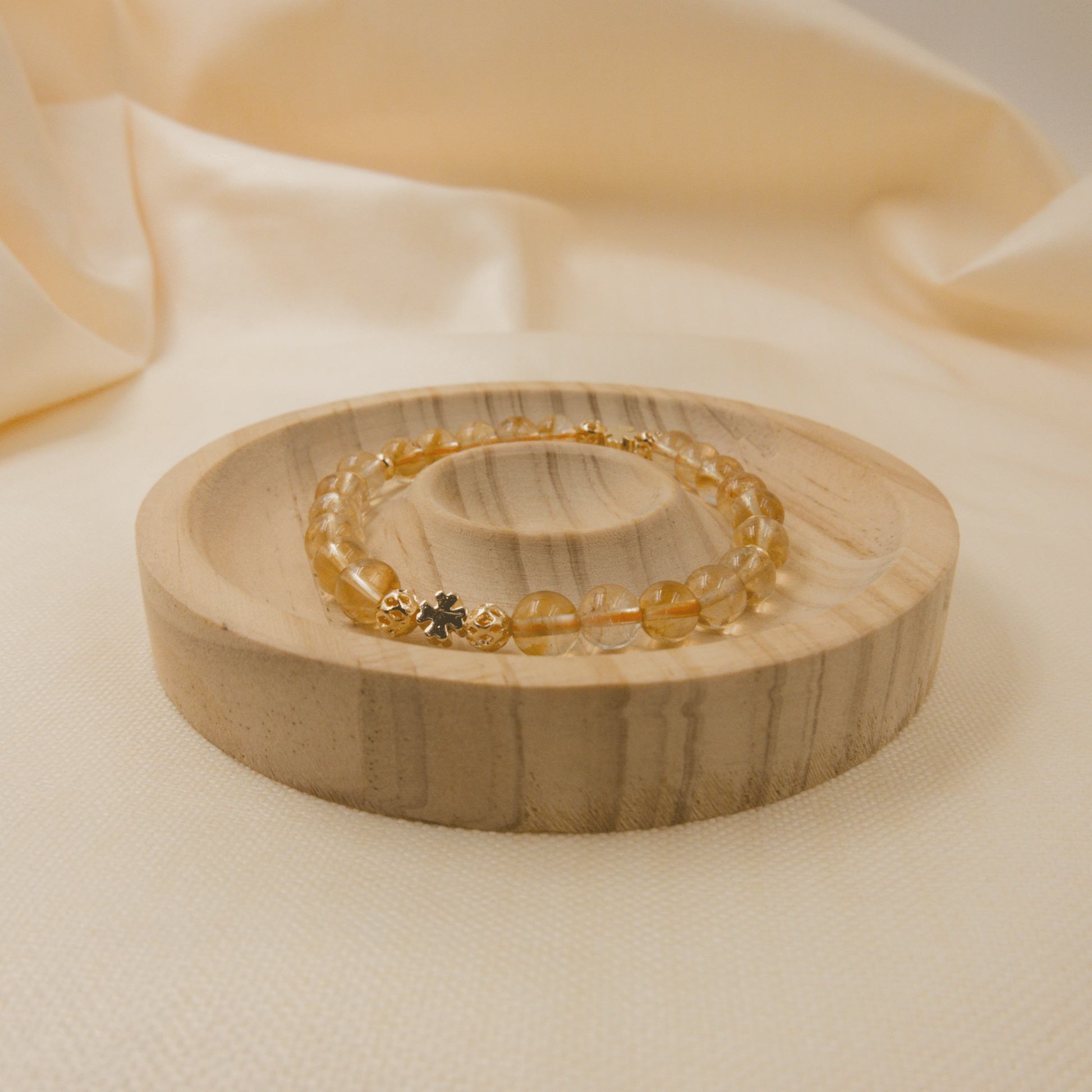 Citrine Bracelet - Crystal Bracelet of Abundance - To Eons