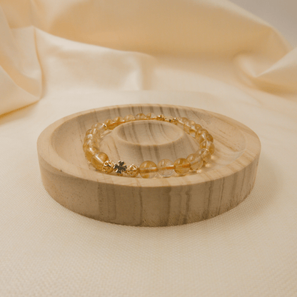 Citrine Bracelet - Crystal Bracelet of Abundance - To Eons