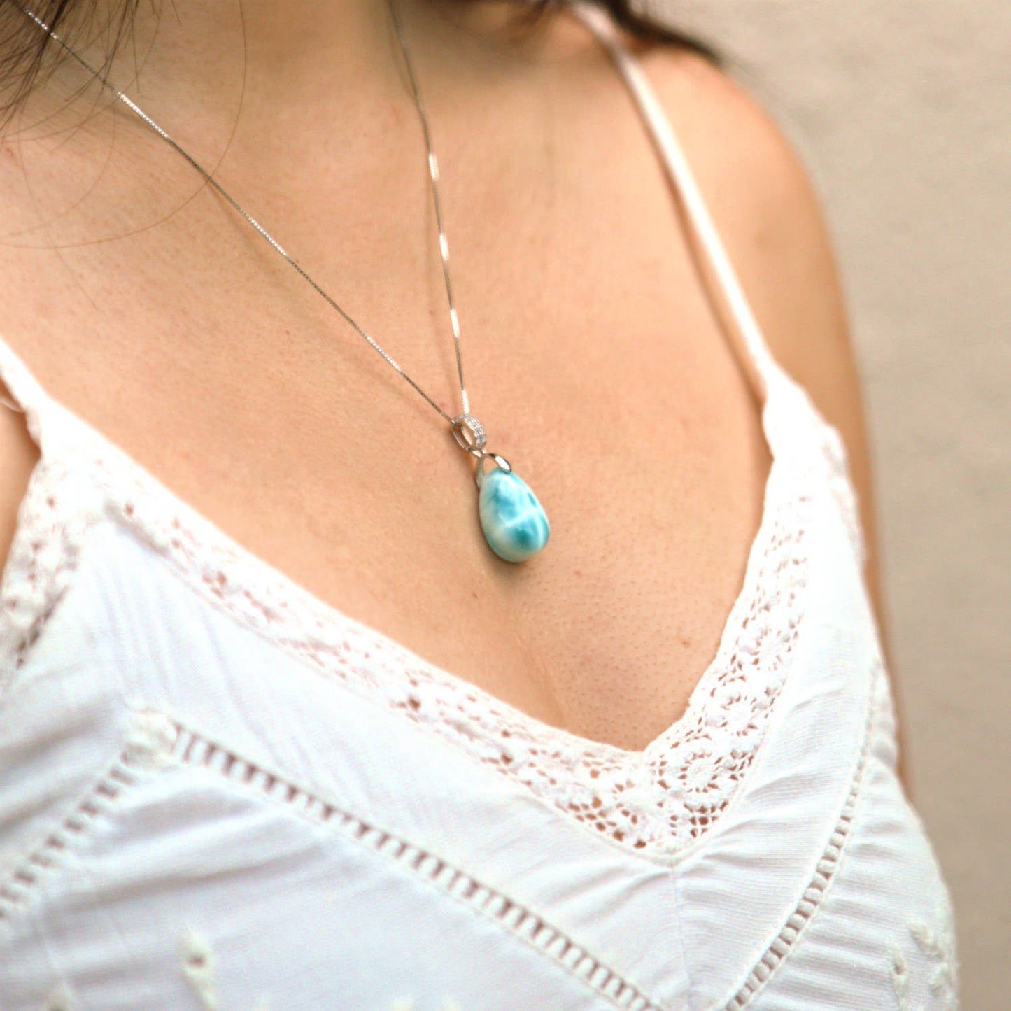 Larimar Pendant - To Eons