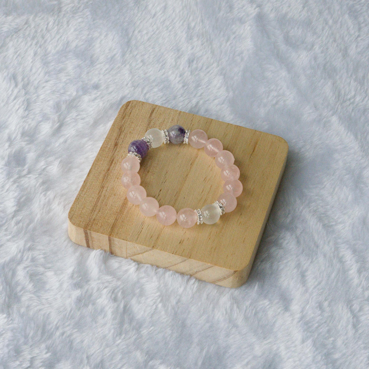 Lavender Haze – Crystal Bracelet for Love, Calm and Peaceful Sleep - To Eons