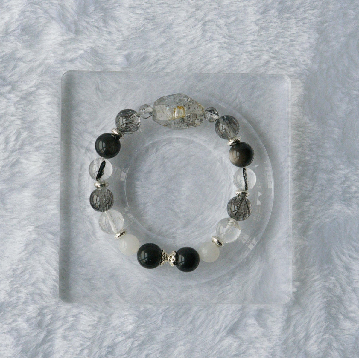 Midnight Prism – Crystal Bracelet for Protection, Clarity and Strength - To Eons