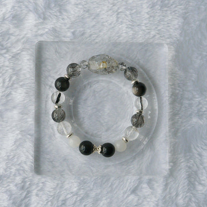 Midnight Prism – Crystal Bracelet for Protection, Clarity and Strength - To Eons