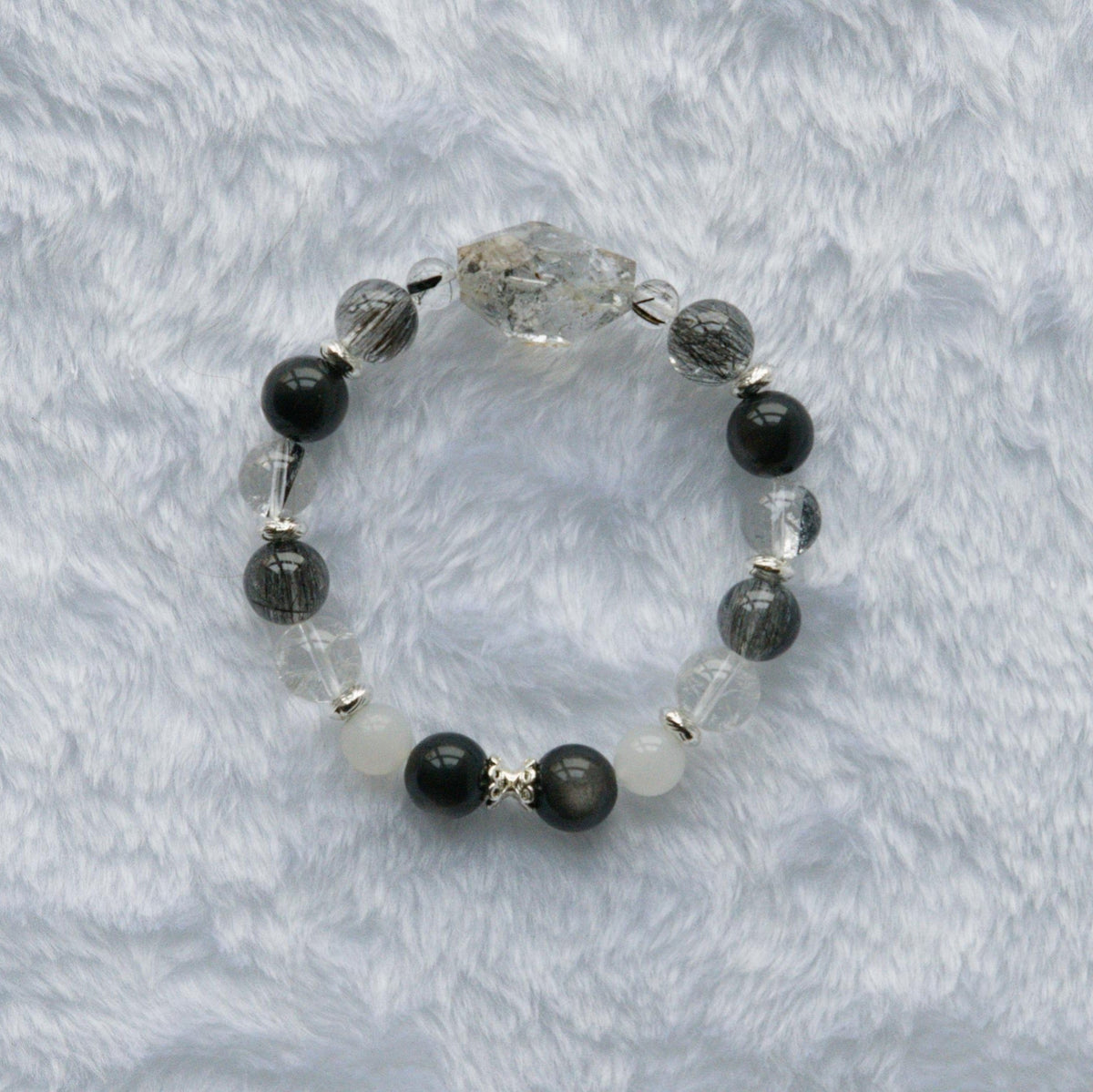 Midnight Prism – Crystal Bracelet for Protection, Clarity and Strength - To Eons