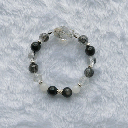 Midnight Prism – Crystal Bracelet for Protection, Clarity and Strength - To Eons