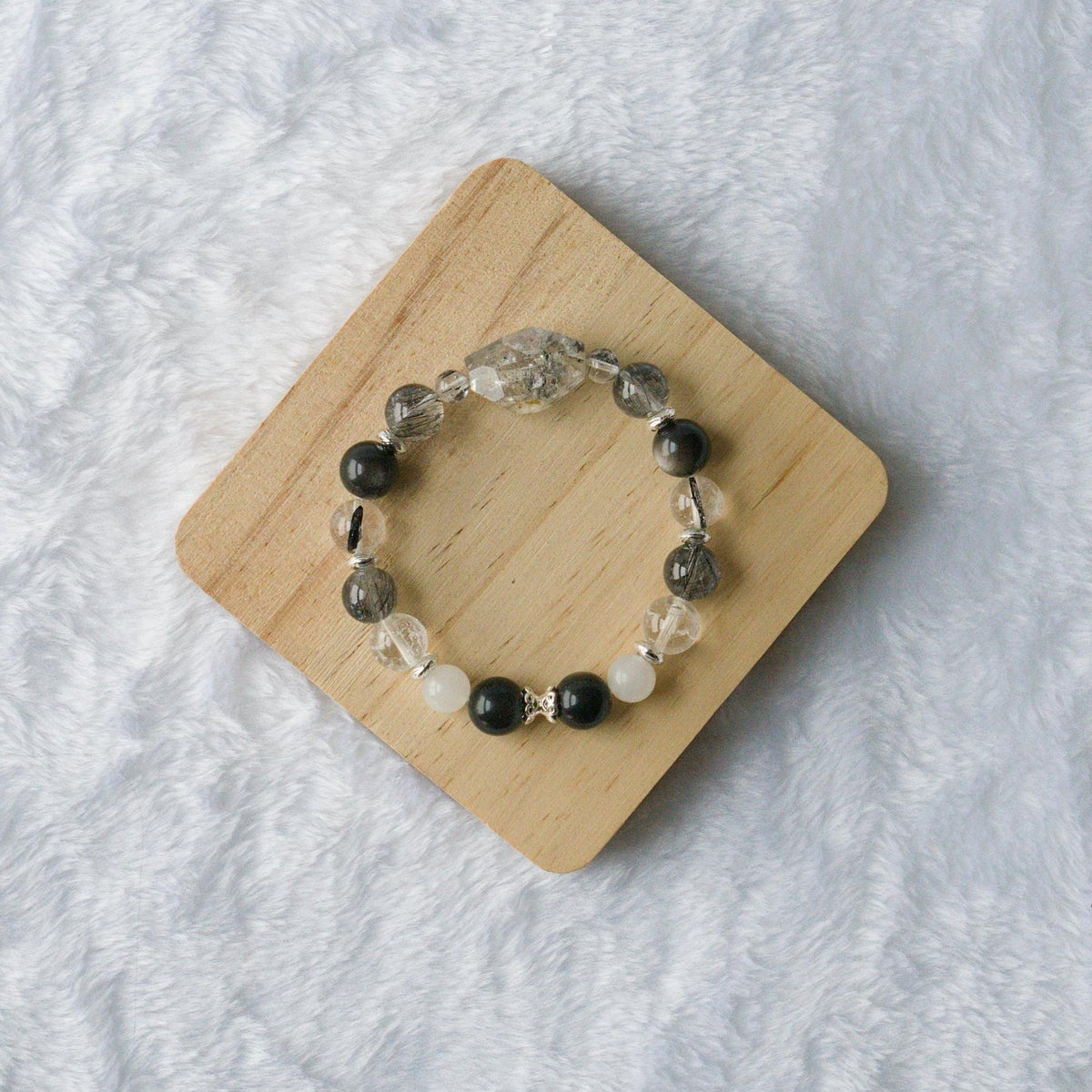 Midnight Prism – Crystal Bracelet for Protection, Clarity and Strength - To Eons