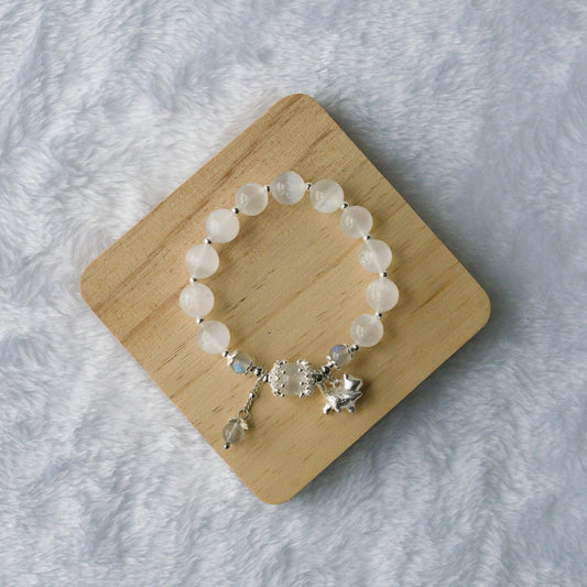 Moonlit Whiskers – Crystal Bracelet for Cleansing, Clarity and Inner Peace - To Eons
