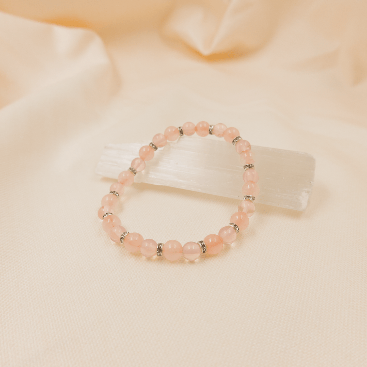 Opal and Rose Quartz Bracelet - Crystal Bracelet for emotional healing, love, and inner peace - To Eons