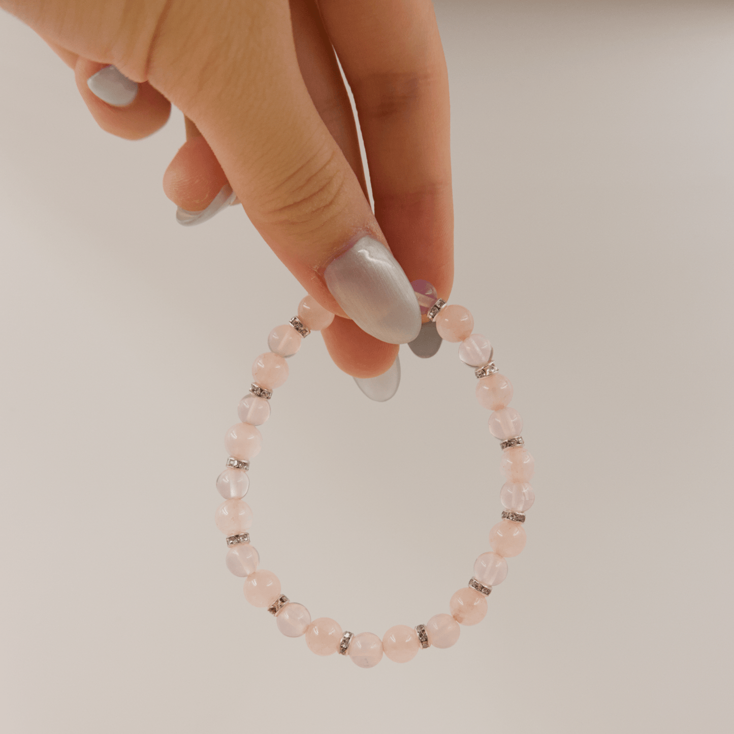 Opal and Rose Quartz Bracelet - Crystal Bracelet for emotional healing, love, and inner peace - To Eons