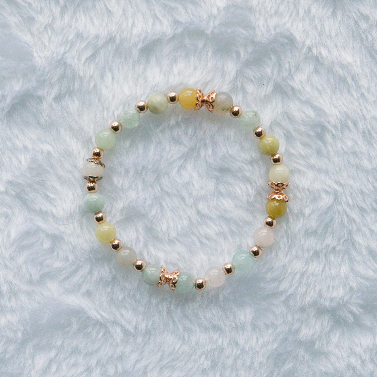 Peach Bellini – Morganite Crystal Bracelet for Love, Compassion and Emotional Healing - To Eons