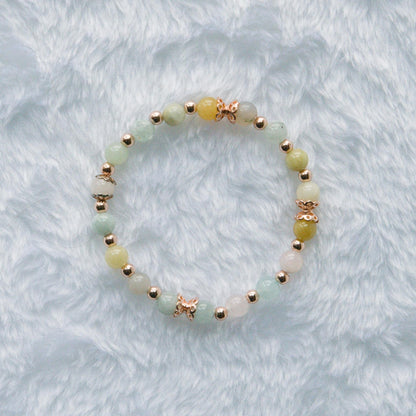 Peach Bellini – Morganite Crystal Bracelet for Love, Compassion and Emotional Healing - To Eons