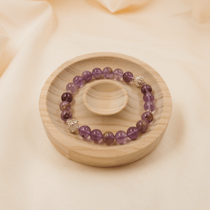 Phantom Amethyst Bracelet - Crystal Bracelet of Growth, Intuition & Transformation - To Eons