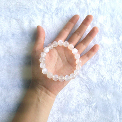 Rainbow Moonstone Bracelet - Crystal Bracelet for New Beginnings, Emotional Stability, and Inner Clarity - To Eons