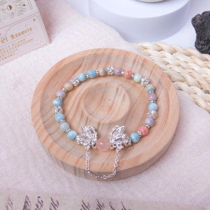 Rainbow Stone Bracelet - Crystal Bracelet for Joy, Wealth, and Self - Confidence - To Eons
