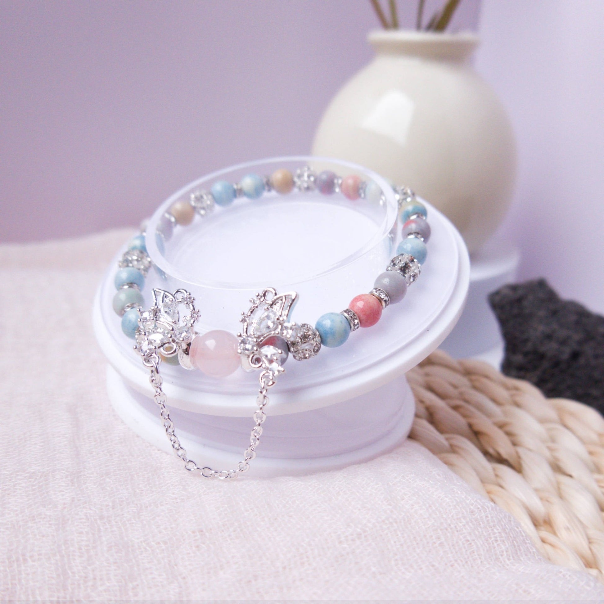 Rainbow Stone Bracelet - Crystal Bracelet for Joy, Wealth, and Self - Confidence - To Eons
