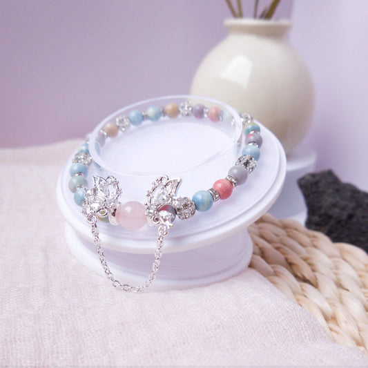 Rainbow Stone Bracelet - Crystal Bracelet for Joy, Wealth, and Self - Confidence - To Eons