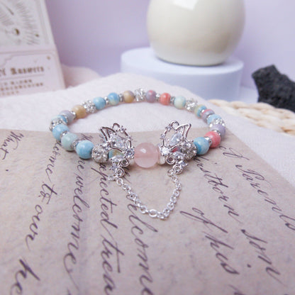 Rainbow Stone Bracelet - Crystal Bracelet for Joy, Wealth, and Self - Confidence - To Eons