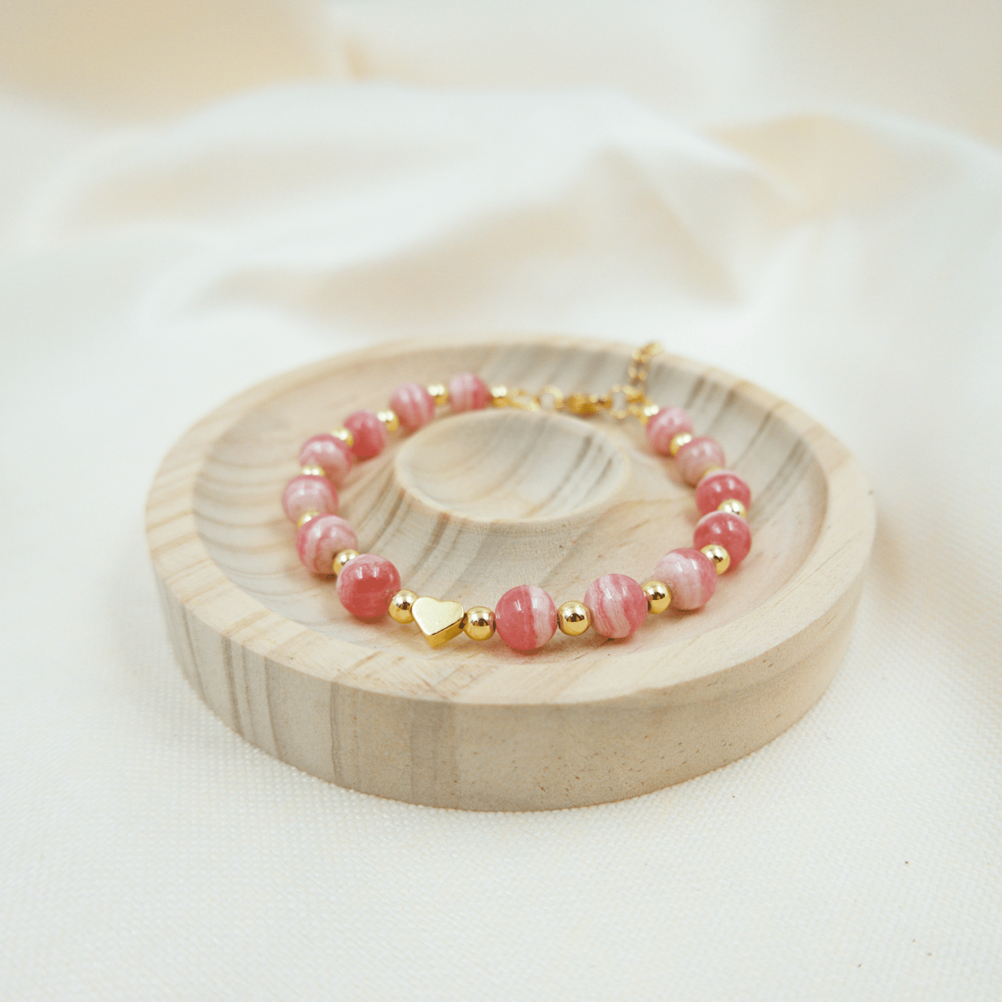Rhodochrosite Bracelet – Crystal bracelet of Love, Compassion and Emotional Healing - To Eons