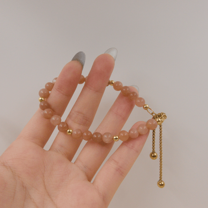 Sunstone Bracelet - Crystal Bracelet for Joy and Confidence - To Eons
