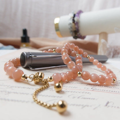 Sunstone Bracelet - Crystal Bracelet for Joy and Confidence - To Eons