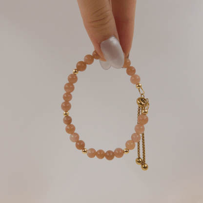 Sunstone Bracelet - Crystal Bracelet for Joy and Confidence - To Eons