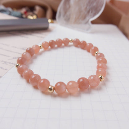 Sunstone Bracelet - Crystal Bracelet for Joy and Confidence - To Eons