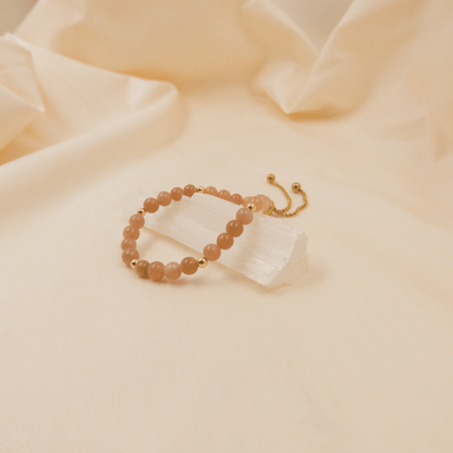 Sunstone Bracelet - Crystal Bracelet for Joy and Confidence - To Eons