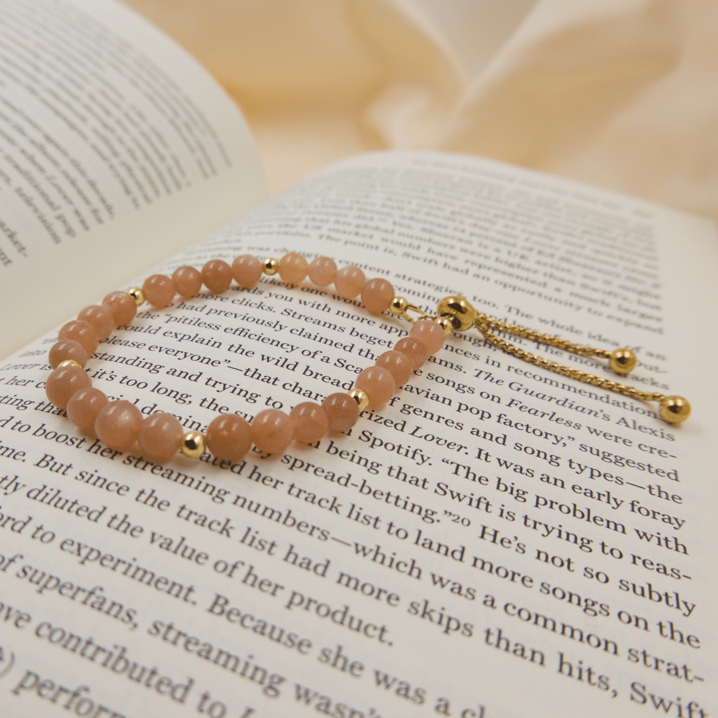 Sunstone Bracelet - Crystal Bracelet for Joy and Confidence - To Eons